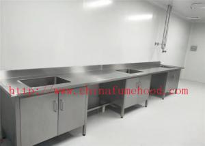 Wholesale Customize Made 304 Stainless Steel Lab Furniture Popular Stainless Steel Sink Bench Cleaning Work Bench from china suppliers