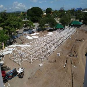 Wholesale Q355 Steel Space Frames 0.5mm 0.9mm Construction Steel Structure Roofing from china suppliers