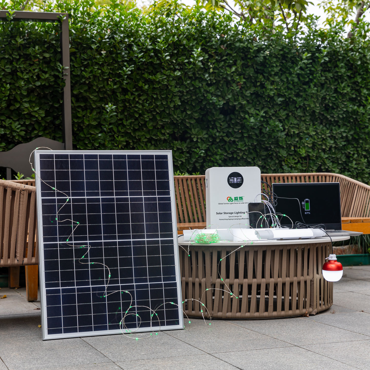 Monocrystalline Portable Solar Generators And 22*30cm 155W/300W