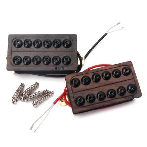 Wholesale Electric Guitar Humbucker Pickup Rosewood Double Coil Pickups 50mm/Neck,52mm/Bridge from china suppliers