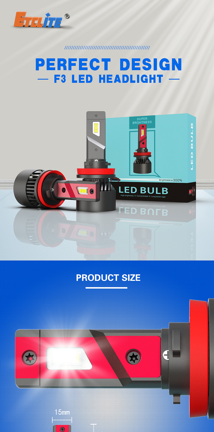 H4 10000 Lumen Super Bright Car Led Headlight Bulbs