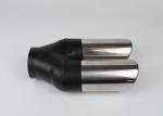 Carbon Fiber 60mm Inlet 90mm Outlet Dual Exhaust Muffler Tip