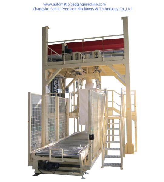 FIBC Ton Bag Weighing Packing Machine for Powder / Particles 5-50 Bags Per Hour