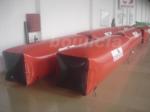 Red 0.6mm PVC Tarpaulin Inflatable Paintball Bunker