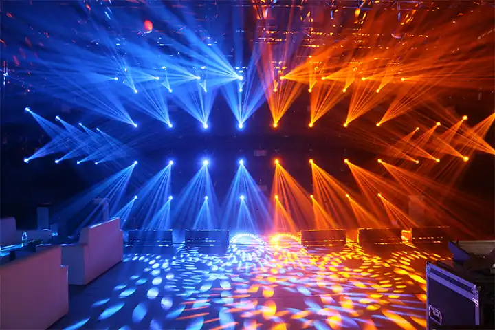 360 Degree Beam Angle 200w Waterproof Beam Moving Head Light for Nightclub Atmosphere
