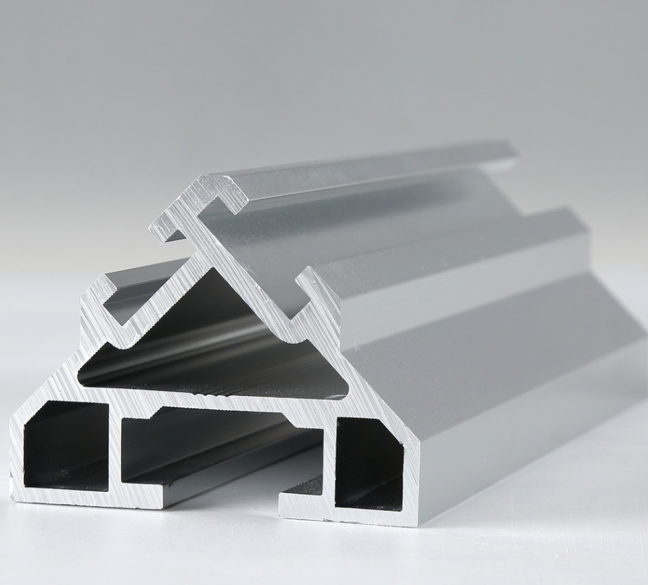 Silver Color Industrial Aluminum Profile T Slot Curtain Wall Profile