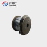 LC/UPC Singlemode Outdoor Armored Fiber Patch Cable Crush Resistant 4 Fiber TPU