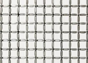 Wholesale Natural Color 2.5mm Embossed Lock Crimp Wire Mesh Metal Screen For Cabinet Doors from china suppliers