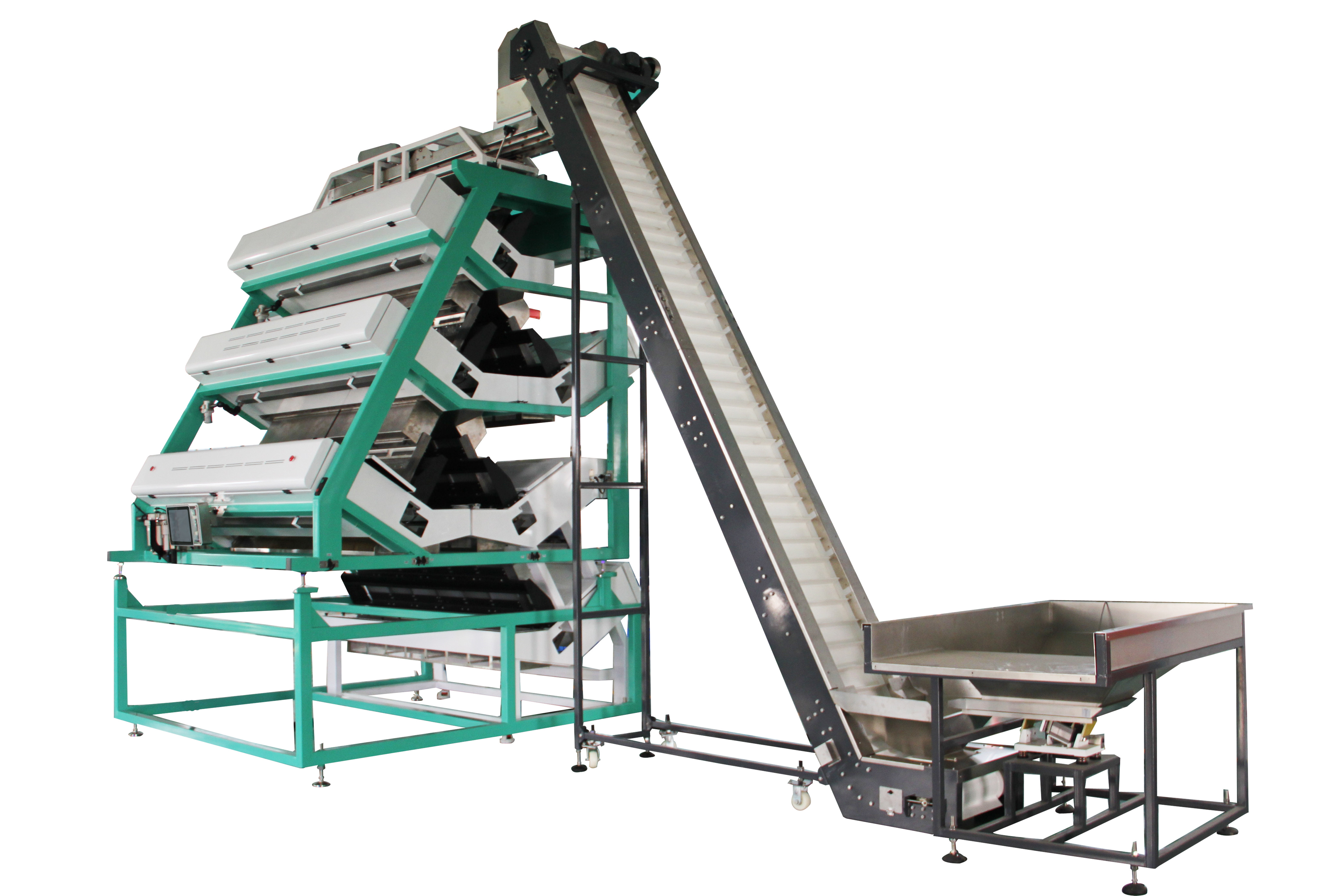 Recognition Camera 800KG/H 0.8Mpa Tea Colour Sorter