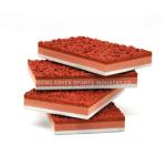 Ultraviolet Proof IAAF Track Field , Full PU Running Track Floor Material