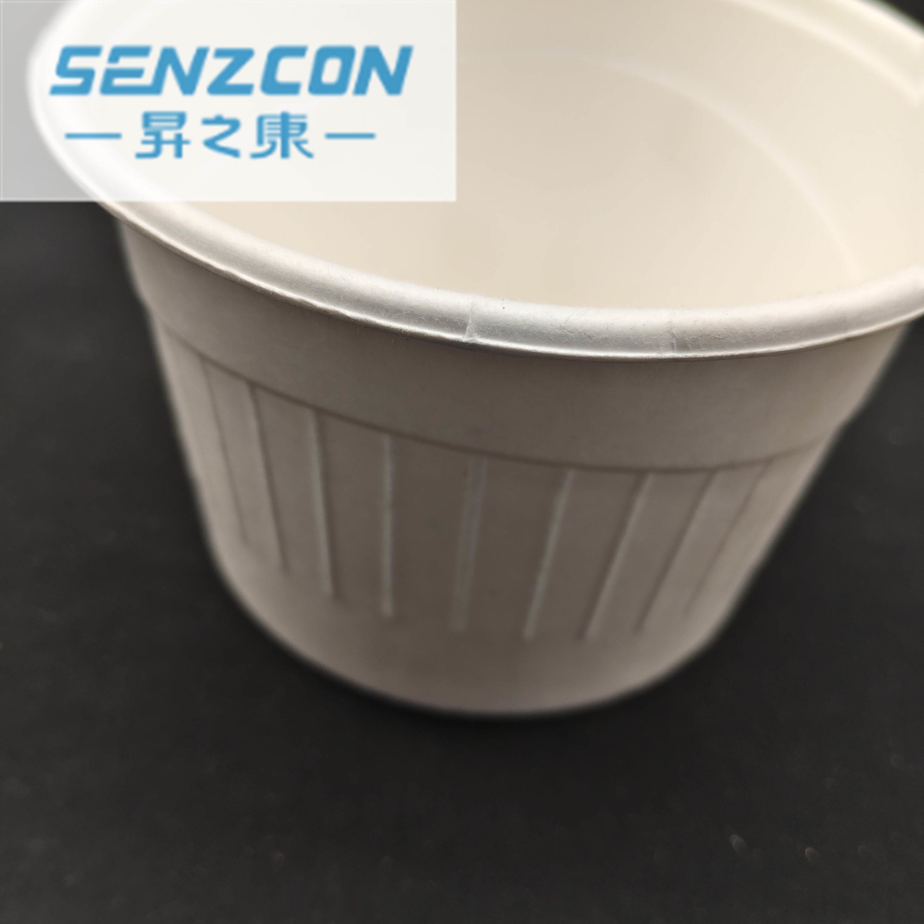 The factory customizes pulp molding ice cream boxes. They are food-grade, sterile, made of plant fibers, wet-pressed, environmentally friendly and