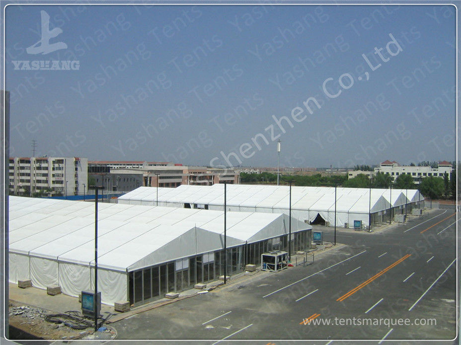 Corrugated Sheet Wall Marquee Tent , Semi-permanent Car Parking Tent Marquee