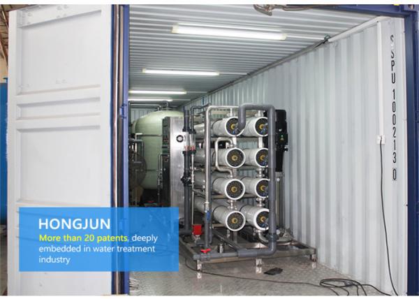 RO Mobile Water Purification Plant , Mobile Water Treatment Systems 1 Year