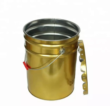 SGS 4 Liter Empty Tin Can With Lid Metal Glue Can