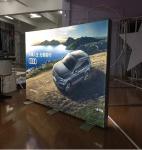 3MX2.4M Portable Fabric Light Box Frame Trade Show Fabric Wall For Event 110g