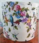 Drum Shape Fabric Outer Digital Print Lampshades For Pendant