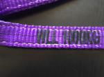 High Strength Purple Synthetic Webbing Sling Min Breaking Strength 7 Ton With