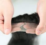 Smooth Real 100 Human Hair Lace Closure Kinky Straight Customized Length