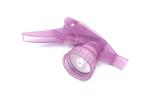 Plastic PP Chemical Trigger Sprayers 28/410 Clear Purple A Style