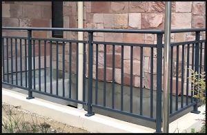Wholesale High Strength No Welding Zinc Steel Balcony Guardrail with Powder Coated Finish from china suppliers