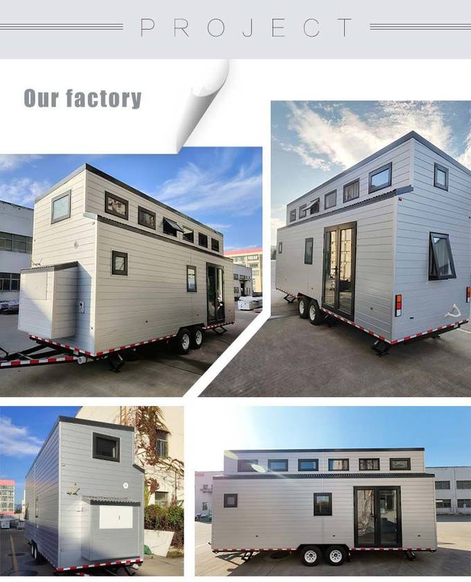 AS/NZS Standard Light Steel Prefab Tiny House On Wheels Kit Home For Adventurous Travelers