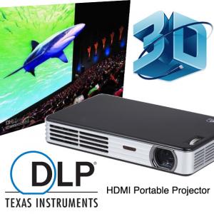 China Best Seller HD 2D To 3D Convert DLP Mini Video Projector With HDMI Support 1080p on sale