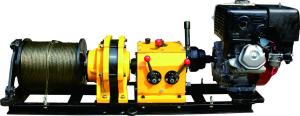 Wholesale Tower Erection Gas Engine Winch 50 KN For Power Line Construction from china suppliers
