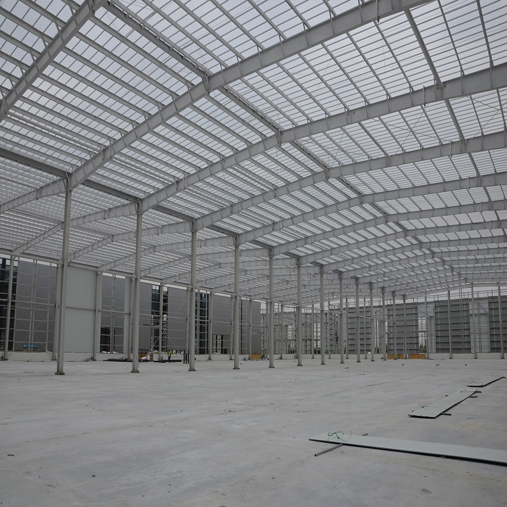 Aluminum Alloy Windows Eco-friendly Design Perfect Combination Fabricated Steel Building