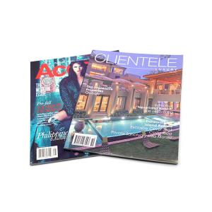 China Pantone Color A4 Art Paper Perfect Bound Magazine Printing on sale