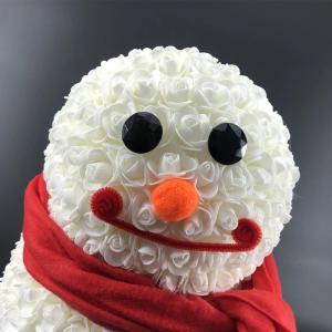 Wholesale New Gift Foam Roses Snowman For Christmas Gift And Home Decoration from china suppliers