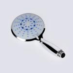 Chrome Color Bathroom Shower Head , ABS Plastic Shower Head Detachable
