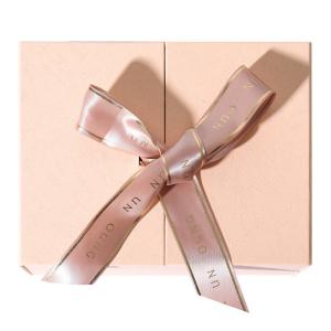 Wholesale 4C 6C Full Color Rigid Cardboard Box Pink Cosmetc Gift Box With Ribbon from china suppliers