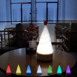 Wholesale Christmas Silicone Night Light LED Rechargeable Battery Operated For Kids Baby Bedroom from china suppliers