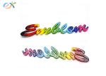 Heat Cut Border Iron On Embroidered Patches Custom Clothing Hoodies Logo Letter