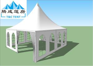 Wholesale UV Resistant Transparent White Waterproof Hop-Dip Galvanized Steel Aluminum Wedding Canopy For Party from china suppliers