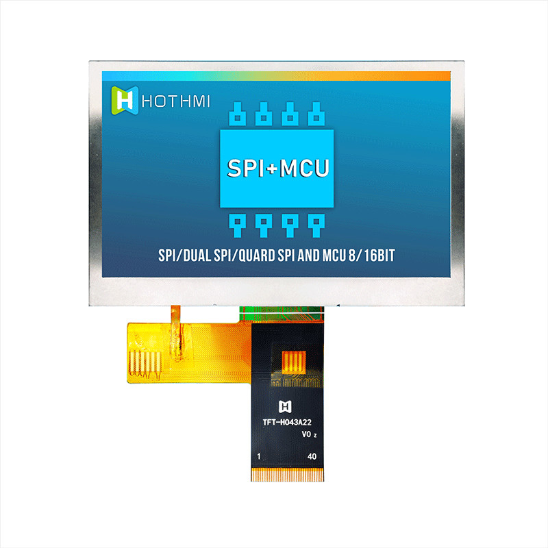 4.3 Inch 480x272 MCU Wide Temperature LCD IPS Display Module