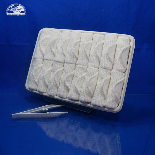 Rolled Luxury 16pcs Cotton Hand Towels In Tray