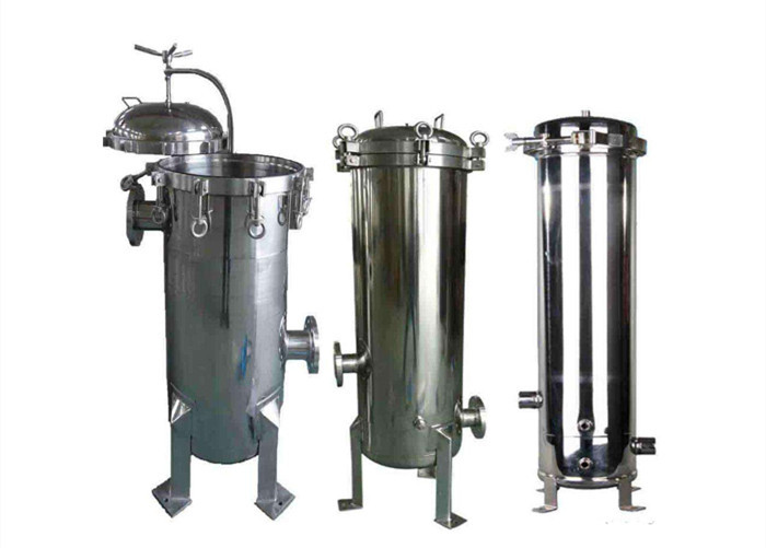 5 Micron SS Cartridge Filter Housing , Multi Cartridge Filter Housing