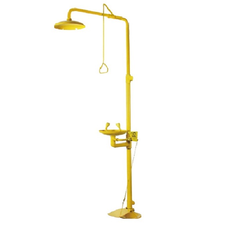 ABS coating Anti-corrosion SS 304 conbined Emergency safety shower and eyewash station