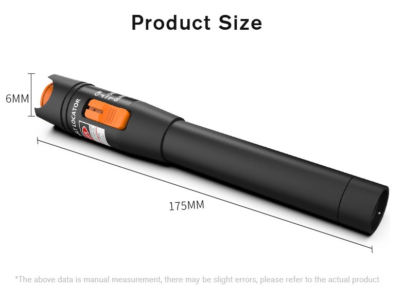 2.55mm Interface Fiber Optic Light Pen For ATM Fiber System