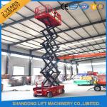 Mobile Self Propelled Elevating Work Platforms Battery Powered 4m 10m 14m Lift