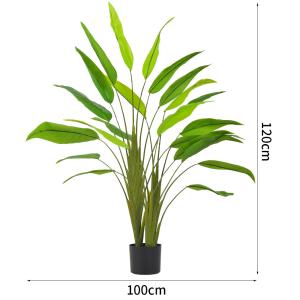 Wholesale Natural Look Traveller'S Palm Artificial Potted Plants Over 20 Leaves Lush Plants Evergreen from china suppliers