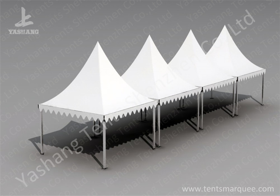 No Fabric Wall French Style High Peak Frame Tent Expansion Bolts Fixing