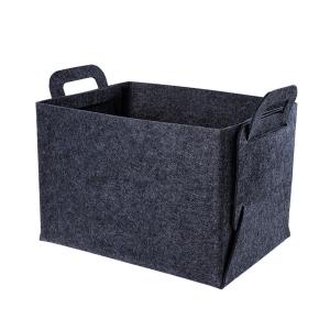 Wholesale Household Large Foldable 12mm Felt Storage Basket With Handle from china suppliers