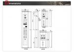Passenger Lift Cop Panel / Mirror Stainless Steel Elevator Car Operating Panel