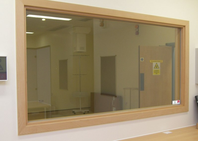 CE 20mm Radiation Shielding Glass Ct Room Use