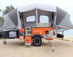 Grey Waterproof Canvas Custom Inflatable Tail Shelter 600*200*160CM