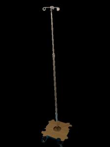 Wholesale Aluminium Movable Standing IV Infusion Stand IV Pole Patient Bed Room from china suppliers