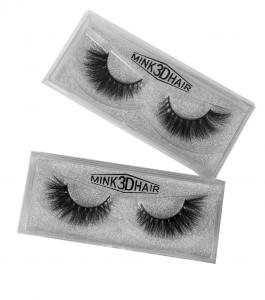 China New Natural Silk 3D Mink Lashes False Magnetic Eyelashes on sale