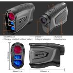kaemeasu Multifunction Laser Distance Meter Telescope Golf Laser Rangefinder